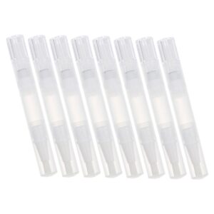PLAFOPE 2sets Bulk Cuticle Oil Pens Empty Nail Oil Holder Nail Art Tools Manicure Supplies 8pcs*2