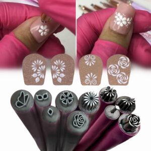 15PCS Nail Art Flower Stamp Pen>Nail Art Stamp Pen Set>Nail Art Stamp Pens DIY Nail Art Tools>Nail Art Pens Nail Design Tools for Nail Art>Dotting Tools Nail Art Nail Graffiti for DIY 10pcs