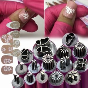 15PCS Nail Art Flower Stamp Pen>Nail Art Stamp Pen Set>Nail Art Stamp Pens DIY Nail Art Tools>Nail Art Pens Nail Design Tools for Nail Art>Dotting Tools Nail Art Nail Graffiti for DIY 15pcs