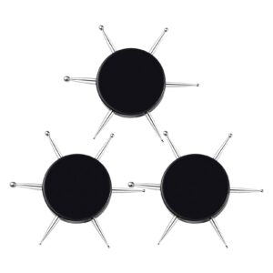 6 In 1 Circular Dotting Tools, 3Pcs Nail Dotting Tool Nail Design Dotting Pen Nail Art Tip Dot Painting Embossing Tracing Manicure Tool for Professional Nail Salon or Home Use