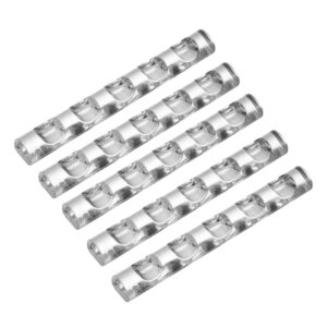 5pcs Nail Art Transparent Pen Holder Nail Tech Accessories Fountain Pen Holder Nail Art Brush Organizer Nail Art Accessories Nail Art Pen Rest Nail Beauty Penholder