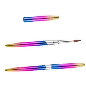 IWOWHERO Nail Art Pen Set 2 Pack Nail Art Brush Nail Gel Nail Salon Supplies Nail Art Coloring Nail Art Supply Nail Drawing Pens
