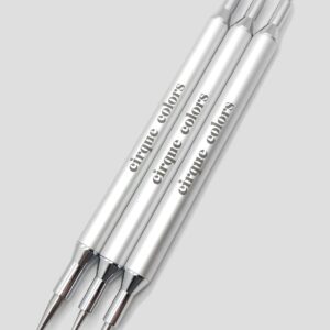 Cirque Colors On Point Dotting Tools – 3-Piece Set for Nail Art – Premium Metal Construction
