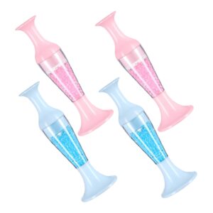 EXHUMKY 4pcs Drill Tool Pen Nail Dotting Tool Diamond Dispensing Pen Vase Point Drill Pens Dotting Tools Drill Art Point Pen Nail Art Dotting Tool Art Tools Nail Point Drill Pen