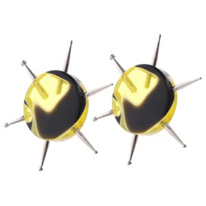 VALICLUD Manicure Tools 2pcs Circular Dotting Tools for Nail Polish and Artistic Projects