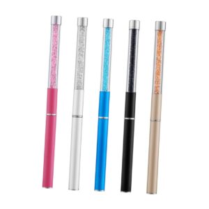 Hemoton 5pcs Acrylic Nail Art Pen Professional Manicure Set Chic Random Colors Diy Nail Supply