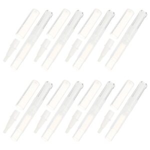 FOMIYES Travel Essential Nail Polish Pen 10pcs Empty Nail Oil Pens with Brush Tip Refillable Cuticle Oil