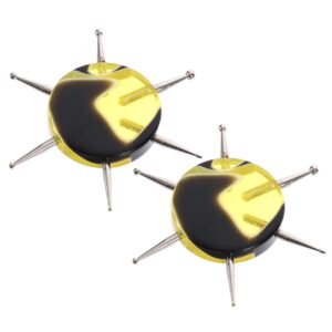 CRILSTYLEO 2pcs Dotted Needle Clay Tools for Nail Art Design Pottery Supplies Multi-functional Pen Tool