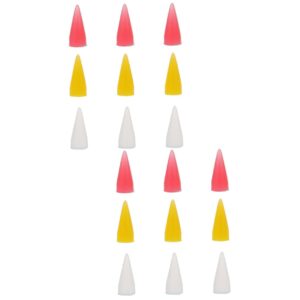 HAPINARY 2sets Wax Rhinestone Pickup Tool Nail Art Tool Replacement Head Tip for Accurate Application 9pcs*2