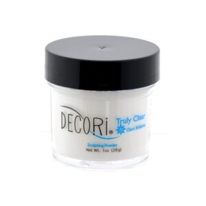 Adoro Decori Acrylic Sculpting Powder Truly Clear 1 oz