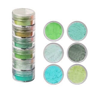 Nail Pigment Powder Colorful Iridescent High Gloss Glitter for Nail Art DIY Decoration (C3)