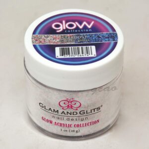 Glam and Glits ACRYLIC Glow in the Dark Nail Powder – Stardust 2040