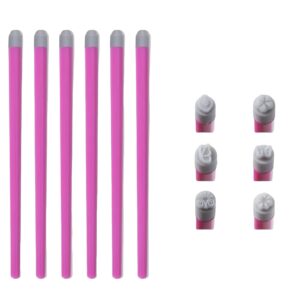 Nail Art Stamping Pen Set – Floral Nail Design Tools for Women and Girl>DIY Nail Doodles Kit – for Party and Homes Manicures – Available in 4>6>10>or 15 Pens (6 Pcs nail pen)