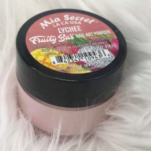Mia Secret Professional acrylic powder Fruity Bar collection 12 piece or single jar Pick Yours (LYCHEE)