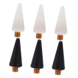 Happyyami 6pcs Nail Art Drill Pen Nail Rhinestones Nail Builder Gel Polish Nail Diamonds Rhinestones Rhinestone Wax Tool Nail Dotting Tool Rhinestone Nail Picker Tool Zinc Alloy