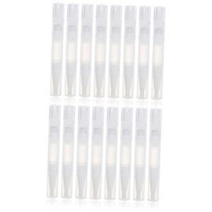 SOESFOUFU 2sets Cuticle Oil Pen Nail Oil Applicators Brush Pen Empty Lip Gloss Tube Nail Nutrition Tubes 8pcs*2