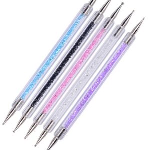 Manicure Tools Manicure Tools Nail Art Tool Painting Nail Design Brush Pen Nail Dotting Painting Drawing Pen for Home Nail Manicure Care Tool Supplies 5pcs Nail Set Tool Nail Set Tool