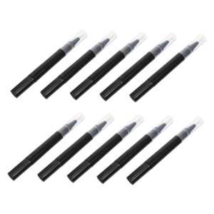 WOONEKY Empty Nail Nutrition Pens 10 Pack Cuticle Oil Pens Nail Polish Applicator Smooth Tip Makeup Tool for Nail Health
