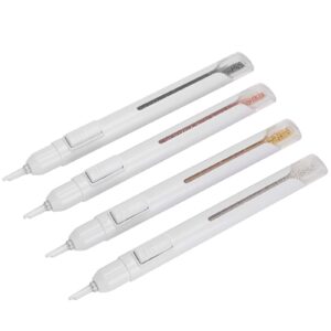 DIY Nail Art Dotting Pen, Nail Art Dotting Pen, Gold Dotting Pen Durable 4pcs 4pcs DIY Decoration for Manicure Tools Professional(1.2mm)