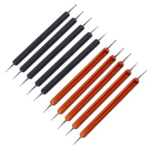 POPETPOP Professional Ball Stylus Tools for Embossing Patterns Nail Art Pen Kit Mini Size for Detail Work
