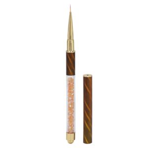 Manicure Liner Pen Nail Rhinestone Picker Dotting Pen Nail Art DIY Decoration Tool for Household Nail Shop (yellow)