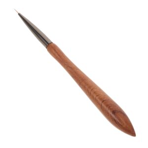OSOLADY Japanese Sandalwood Nail Art Pen Fine Liner Brush for Nail Design Art Pen Elegant Handle Grip Professional Supplies