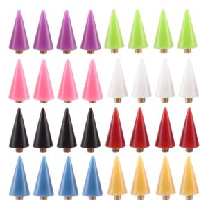 Cwmii 32 Pieces Nail Rhinestones Picker Replacement Head Tips for Nail Dotting Pen to Pick Up Nail Gem Jewelry