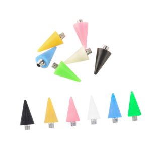 Healeved Nail Art Pens Fine Tip Replacement Heads 3pcs Dotting Pen Point Drill Bit for Acrylic Nail Art Tools
