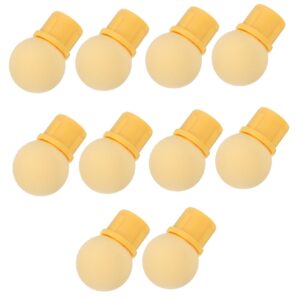 SHERCHPRY 10pcs Nail Art Sponge Pen Tips for Fade Manicure Brush and Jelly Stamper