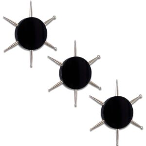 3-Piece Nail Art Dotting Pens, 6-in-1 Circular Nail Dotting Tools Set, Stainless Steel Nail Painting Tool for Embossing & Manicure, Suitable for Professional Salons and Home Use