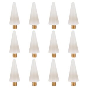 Beaupretty 12pcs Nail Drill Bits Rhinestone Picker Head Dotting Pen Head Tip Nail Art Tools Replacement Pen for Diy