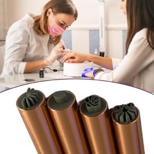 Walbest Nail Art Stamp Pen Set>4/6/10Pcs Nail Art Flower Stamping Pen>Nail Art Pen Nail Art Design Tools>Art Stamping Pen Diy Nail Art Tools,Dot Painting Tool Nail Art Graffiti DIY Rose Gold 4pcs