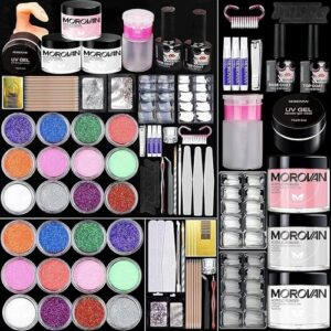 Morovan Acrylic Powder Set – Acrylic Powder Covers with Builder gel