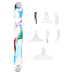 FARUTA 1 Set Rhinestone Picker Dotting Pen Wax Pencil Crystals Studs Gems Rhinestone Pickup Tool for Nail Art DIY Decoration Tools Beads Manicure Colorful (Color : Colorful)