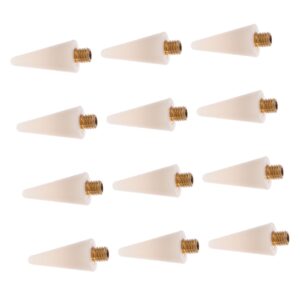 CLISPEED 12pcs Nail Rhinestones Pickers Wax Replacement Pen Tips for Professional Nail Salons Diy Enthusiasts