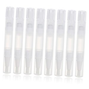 HAPINARY Superior Plastic Pp Material 8pcs Empty Nail Oil Pens for Nail Art Lip Gloss Containers Nail Oil Tube Cuticle Oil Pens