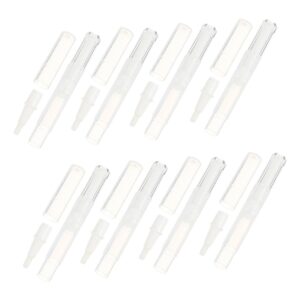 Beatifufu Cuticle Oil Pen 10pcs Empty Nail Oil Pens with Brush Tip 3ml Liquid Tube for Travel