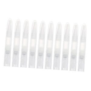 OHPHCALL 10pcs Empty Nail Art Kit Pens Smooth Tip for Women Nail Nutrition Pen Fancy Pens Makeup Tool