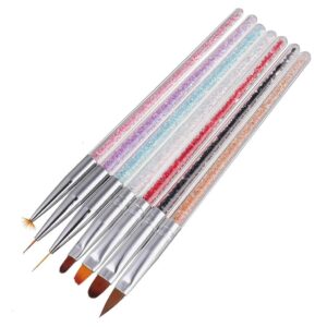 ZUIAI 7pcs Set of Rhinestone Nail Nail Pens>Line Drawing>Phototherapy>Crystal Painting and Smudge Pen>Rhinestone Nail Nail Pens