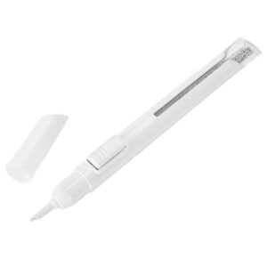 Nail Pen>Nail Art Pinion Metal Beads Punctuation Painting Drawing Pen Diy Manicure Decorations(Silver)