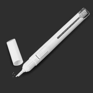 Nail Design Tools, Nail Dotting Tool DIY Manicure Decorations Nail Art Bullion Pen Metal Beads Dotting Painting Drawing Pen Nail Tools For Nail Art For Women Beauty Salon (Silver)