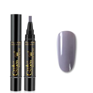 1PCS 3 in 1 One Step Nail Gel Pen>Multiple-Colors Nail Polish Pen>No Need Base Top Coat>for Nail Art DIY Drawing Polish Marker Pen Nail Decoration>Gift for Girls Women