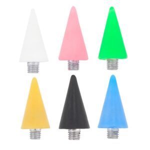 SOLUSTRE Replacement Head for Dotting Pen 3pcs Nail Art Drill Bits Acrylic Point Rhinestones Picker Manicure Tools