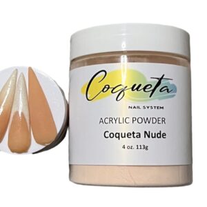 Acrylic Nail Powder of Coqueta Nail System (Coqueta Nude) 2 Ounce