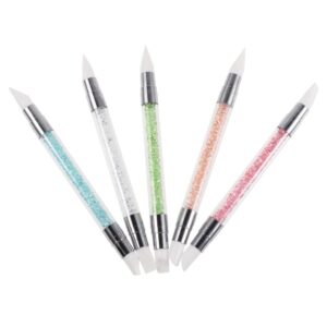 Hemoton Professional Nail Art Tool Set Dotting Pen Nail Point Pen Rhinestones Picker Ideal for Home Salon