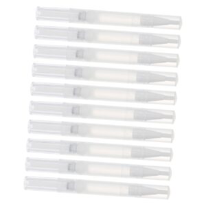Outanaya 10 Pack Nail Art Empty Pens 3ml Capacity Lip Gloss Containers Makeup Liquids Leakproof Easy to Use