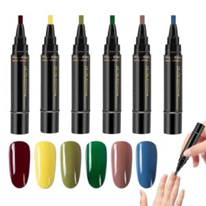 Polishey Nail Polish Pens UK>Quick-Dry 6 Colors Nail Polish Markers Pens>Nail Varnish Pens>Polish Nail Pens>Polishey Nail Polish Pen Set>Nail Polish Pens UK For Real Nails