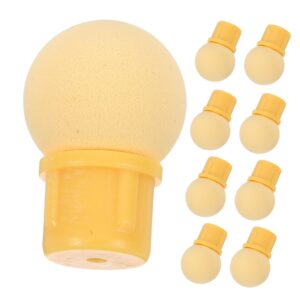 HONITANO 10Pcs Gradient Shading Sponge Tips for Nail Art Pen Replacement Heads for Manicure Dotting Blooming Reusable Washable Nail Art Tools for UV Gel Nail Beauty