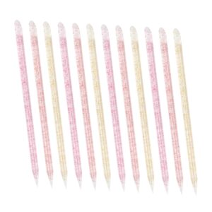 CALLARON 300pcs Dual Head Nail Art Accessories Cuticle Pushers Dotting Pens for Manicure and Nail Cleaning Lightweight Compact Design for Easy Use Includes Rods