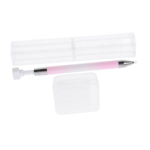 VINTORKY Nail Rhinestones Picker Rhinestone Pen Applicator Nail Art Dotting Pen Ergonomic Design Safe Material